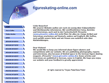 Tablet Screenshot of figureskating-online.com